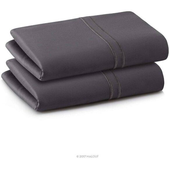 Malouf Natural supima cotton Pillowcase set/King - Picture 1 of 1